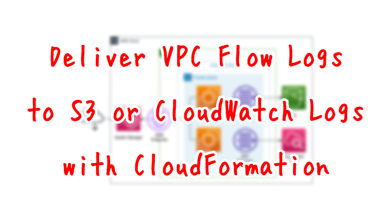 Deliver VPC Flow Logs to S3 or CloudWatch Logs with CloudFormation