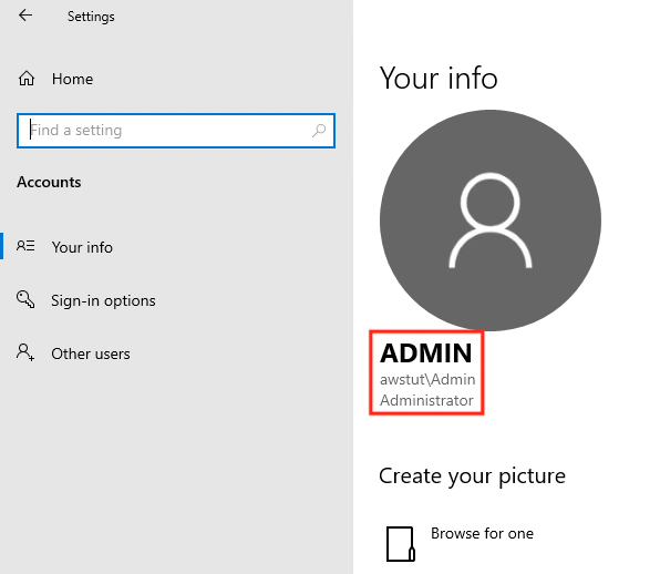 Sign in with Domain Admin.