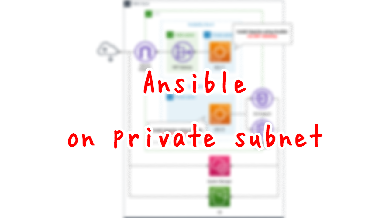 Ansible on Private subnet.
