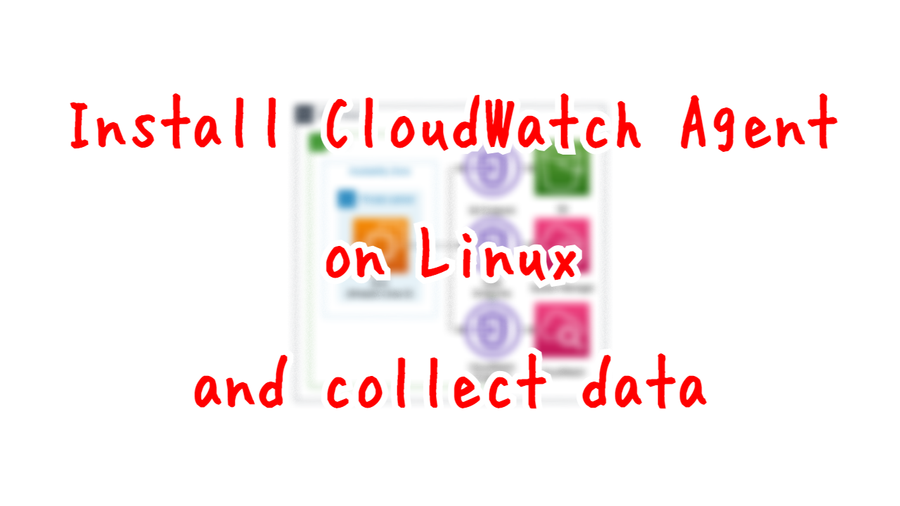 Intall CloudWatch Agent on Linux and collect data.