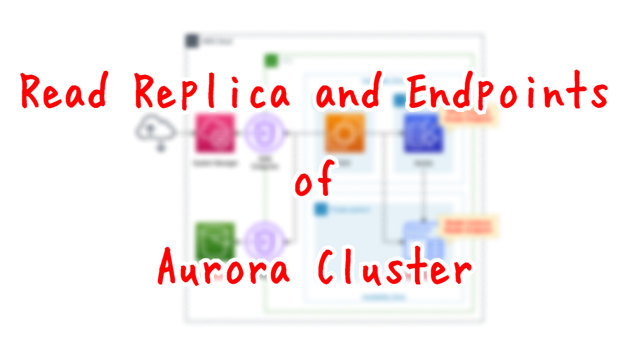 Read Replica and Endpoints of Aurora Cluster