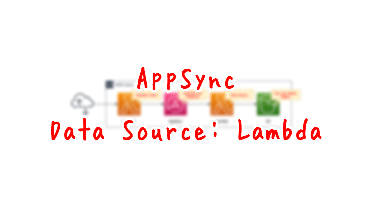AppSync - Data Source: Lambda