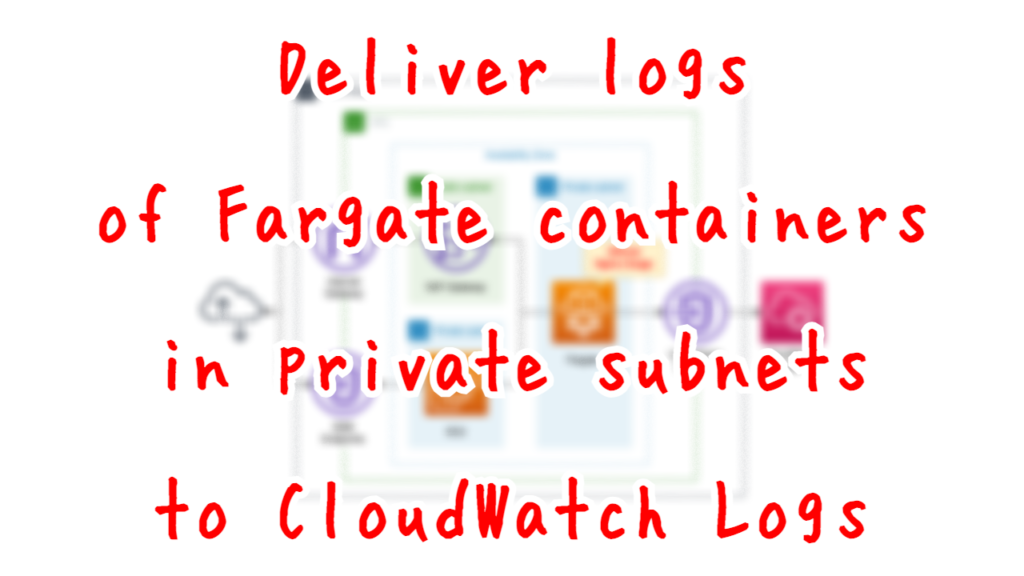 Deliver Logs of Fargate containers in Private to CloudWatch