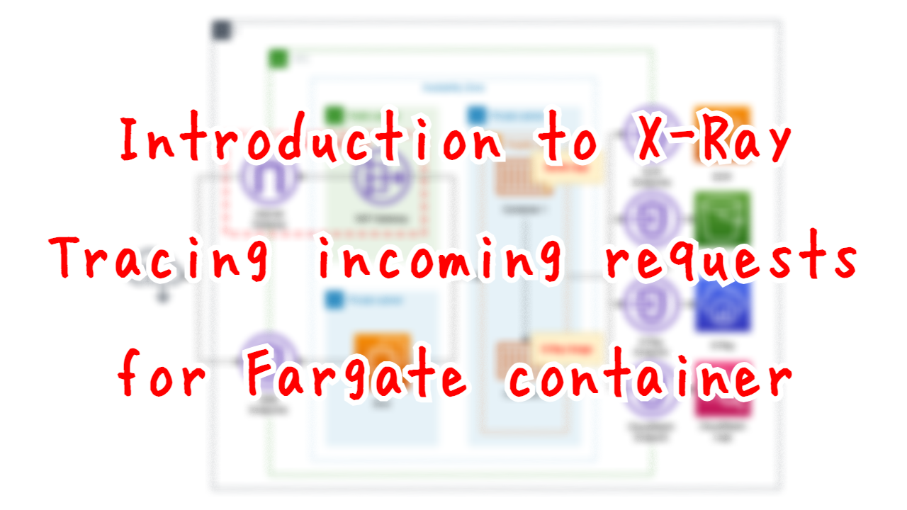 Introduction to X-Ray - Tracing incoming requests for Fargate container