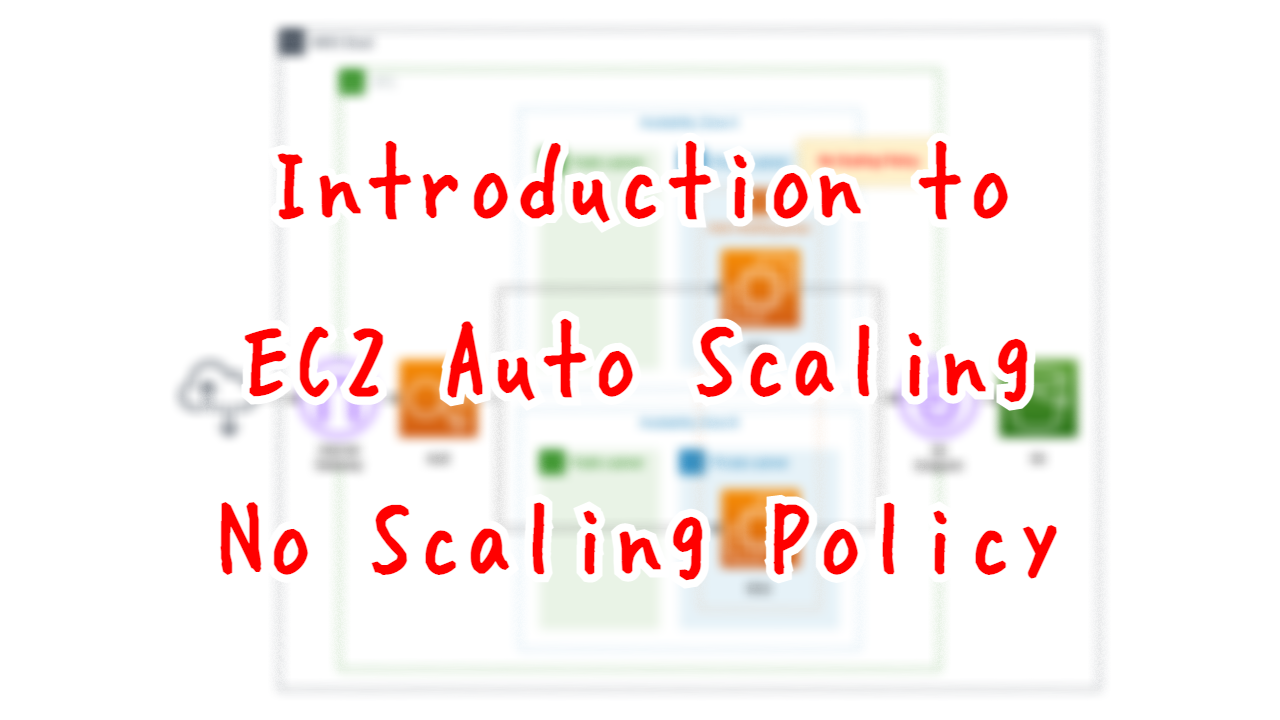Introduction to EC2 Auto Scaling - No Scaling Policy