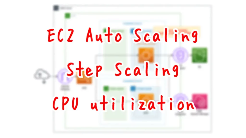 EC2 Auto Scaling - Step Scaling based on CPU utilization.