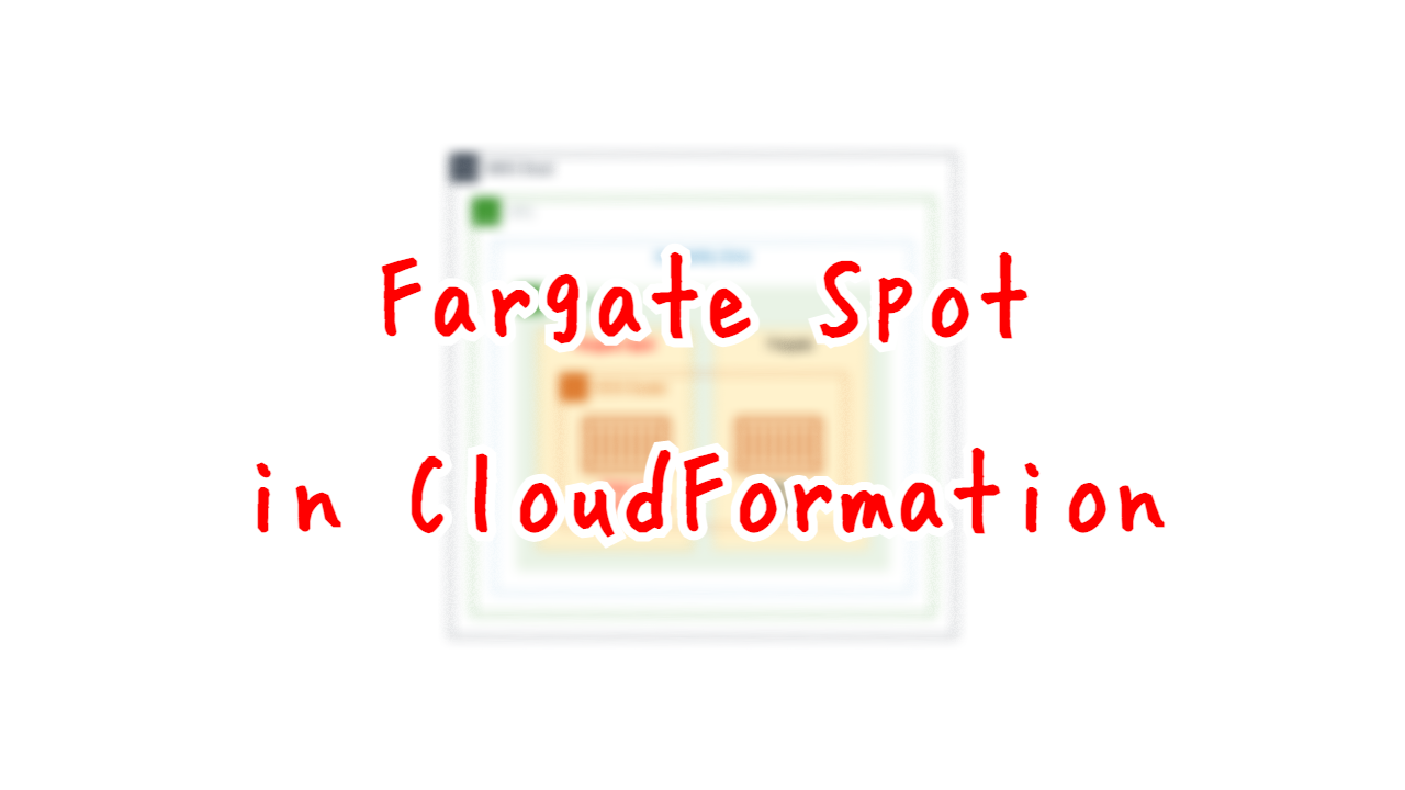 Fargate Spot in CloudFormation