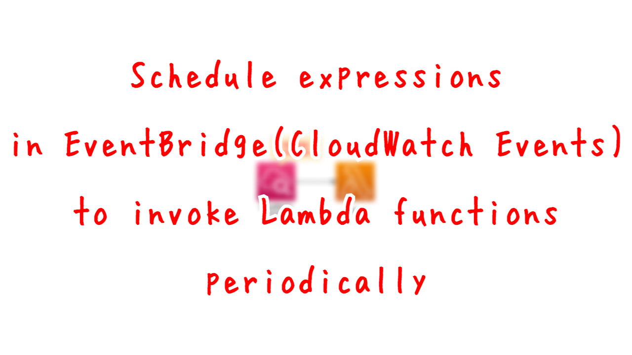 Schedule expressions in EventBridge (CloudWatch Events) to execute Lambda functions periodically.