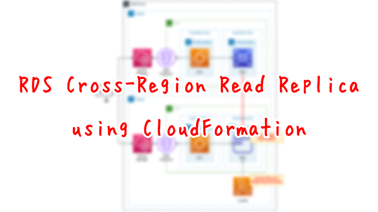 RDS Rcorss-Region Read Replica using CloudFormation