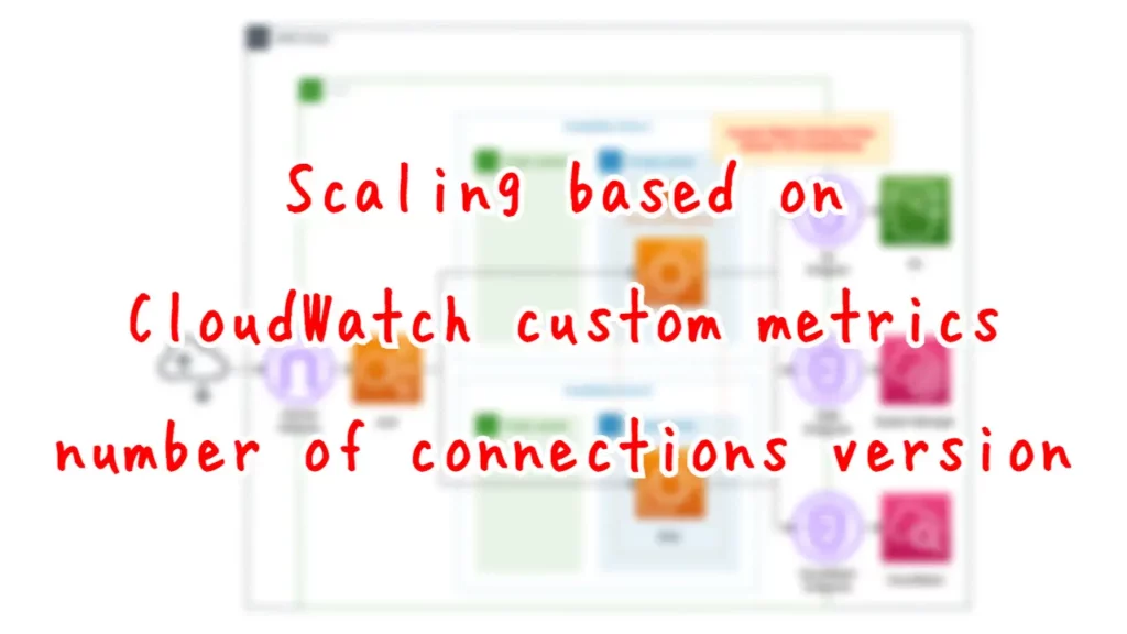 Scaling based on CloudWatch Custom Metrics - number of connections version