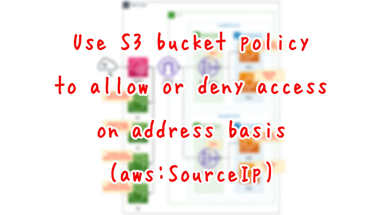 Use S3 bucket policy to allow or deny access on address basis - aws:SourceIp