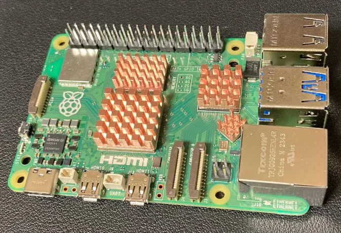 Detail of Raspberry Pi 20.
