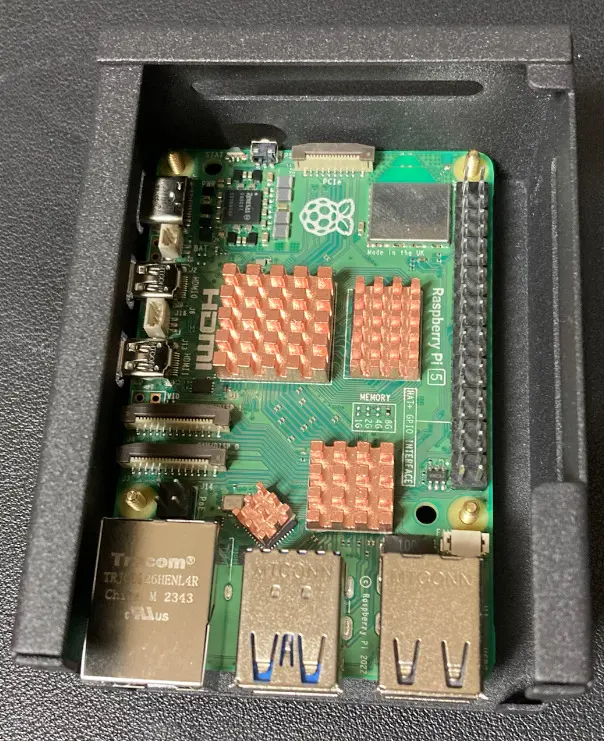 Detail of Raspberry Pi 22.