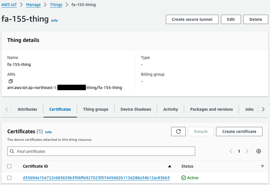 Detail of AWS IoT 01.