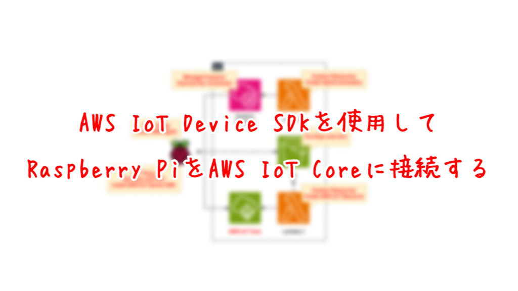 AWS IoT Device SDKを使用して、Raspberry PiをAWSIoT Coreに接続する。